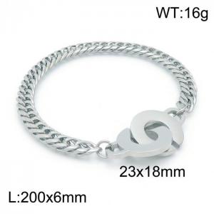 Stainless Steel Bracelet(Men) - KB152233-Z