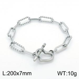 Stainless Steel Bracelet(Men) - KB152247-Z