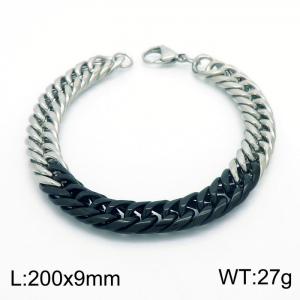 Stainless Steel Black-plating Bracelet - KB153748-Z