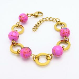 Stainless Steel Gold-plating Bracelet - KB154088-BH