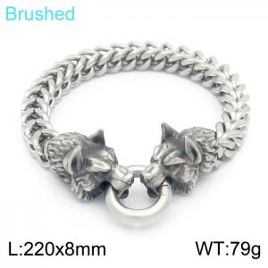 Stainless Steel Bracelet(Men) - KB155050-KLXS