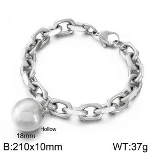 Fashionable retro jewelry, light luxury women's hollow steel ball, stainless steel, on demand bracelet - KB155288-Z