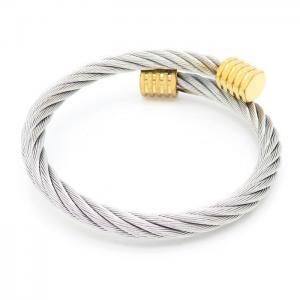 Stainless Steel Wire Bangle - KB156251-XY