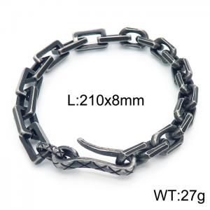 Stainless Steel Bracelet(Men) - KB156607-KLHQ