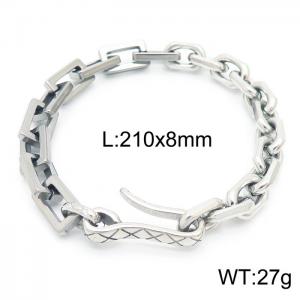 Stainless Steel Bracelet(Men) - KB156608-KLHQ