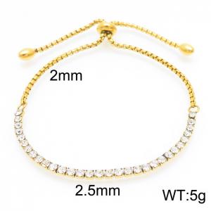 Stainless Steel Gold-plating Bracelet - KB157700-Z