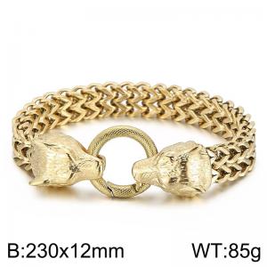 Stainless Steel Bracelet(Men) - KB157894-K