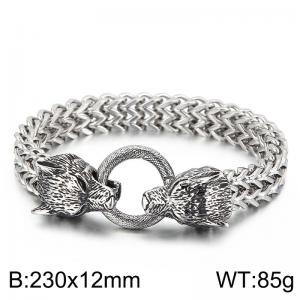 Stainless Steel Bracelet(Men) - KB157896-K