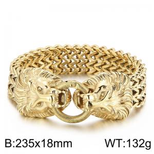 Stainless Steel Bracelet(Men) - KB157897-K