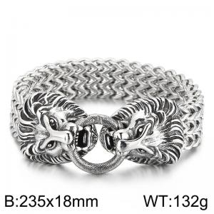 Stainless Steel Bracelet(Men) - KB157898-K