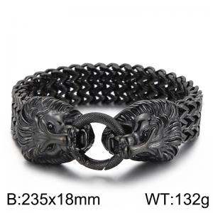 Stainless Steel Bracelet(Men) - KB157899-K