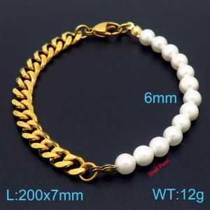 Shell Pearl Bracelets - KB161959-Z