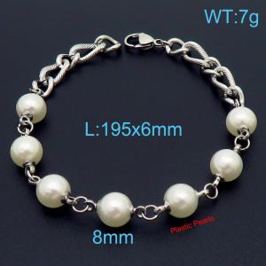 Stainless Steel Special Bracelet - KB163466-Z