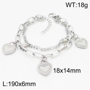 Stainless Steel Bracelet(women) - KB163533-Z