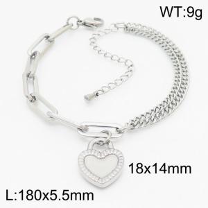 Stainless Steel Bracelet(women) - KB163535-Z