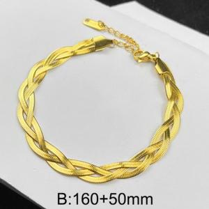 Stainless Steel Bracelet(women) - KB164104-WGBS
