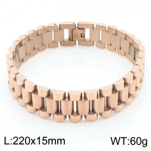 Stainless Steel Bracelet(Men) - KB167046-K