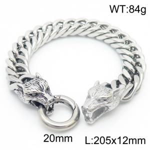 Stainless Steel Bracelet(Men) - KB167880-KFC