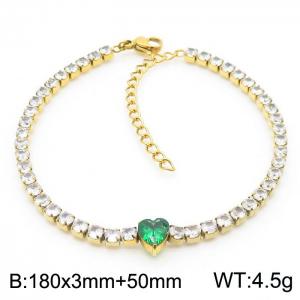 Stainless steel diamond love bracelet - KB168990-Z