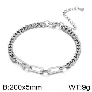 Stainless steel splicing bracelet - KB180602-Z