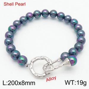 Colored shell beads for women's personalized alloy collection - KB181462-Z