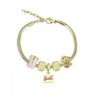 Stainless Steel Gold-plating Bracelet - KB182020-PA