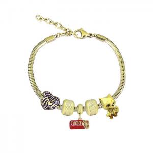 Stainless Steel Gold-plating Bracelet - KB182024-PA