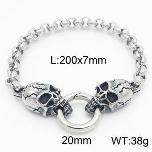 Stainless Steel Bracelet(Men) - KB182633-Z