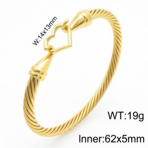 Steel wire rope stainless steel bracelet - KB182950-Z