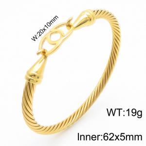 Steel wire rope stainless steel bracelet - KB182952-Z