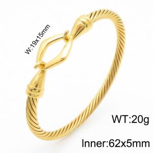 Steel wire rope stainless steel bracelet - KB182954-Z