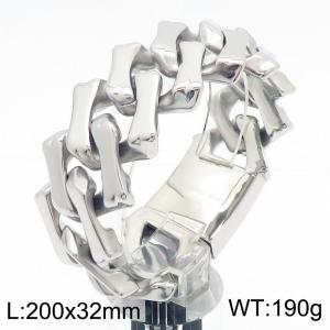 Stainless Steel Bracelet(Men) - KB182972-KJX