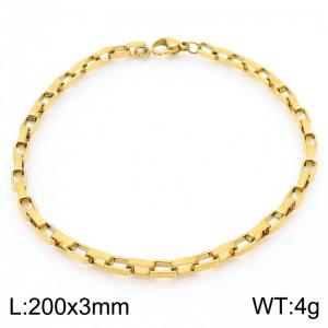 Stainless steel rectangular box bracelet - KB183594-Z
