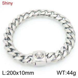 Stainless Steel Bracelet(Men) - KB183655-Z