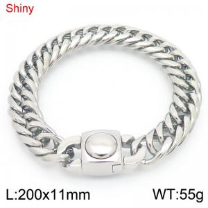 Stainless Steel Bracelet(Men) - KB183684-Z