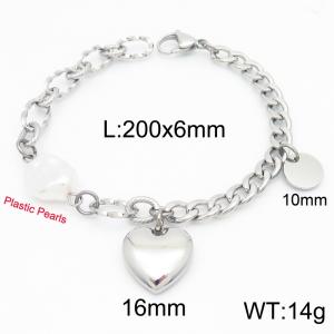 Stainless Steel Bracelet(women) - KB183802-Z