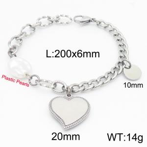 Stainless Steel Bracelet(women) - KB183807-Z
