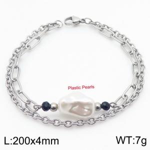 Stainless Steel Bracelet(women) - KB183909-Z