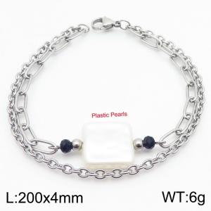 Stainless Steel Bracelet(women) - KB183913-Z