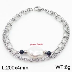 Stainless Steel Bracelet(women) - KB183917-Z