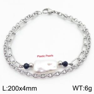 Stainless Steel Bracelet(women) - KB183919-Z