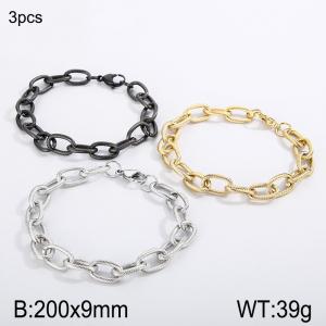 Stainless steel bracelet - KB184412-Z