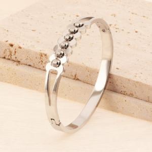 Stainless Steel Bangle - KB184760-SP