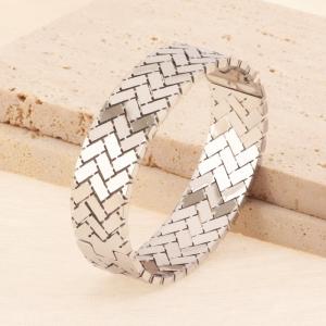 Stainless Steel Bangle - KB184764-SP