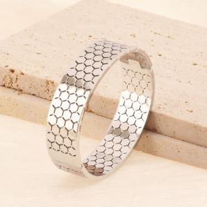 Stainless Steel Bangle - KB184768-SP