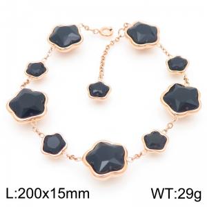 Cross border fashion plant Fritillaria pentaphylla flower collarbone bracelet - KB186985-KFC