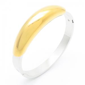 Stainless Steel Gold-plating Bangle - KB187030-SP