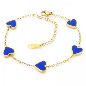 Stainless Steel Gold-plating Bracelet - KB187175-BI