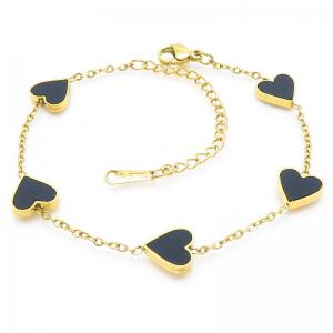 Stainless Steel Gold-plating Bracelet - KB187176-BI