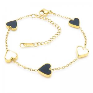 Stainless Steel Gold-plating Bracelet - KB187177-BI